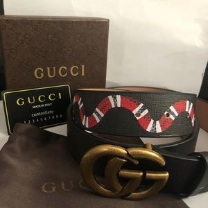 Gucci Snake Belt